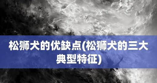 挑食是松狮犬健康的大敌（松狮犬如何克服挑食习惯）