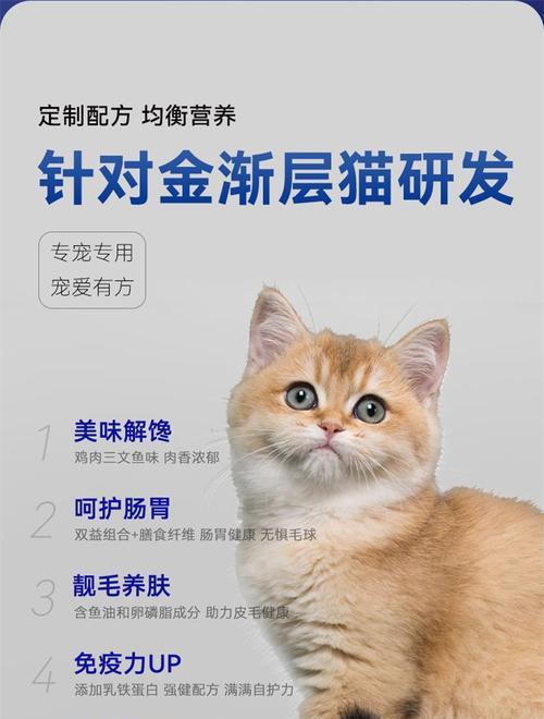 金渐层猫咪专用猫粮的价格范围是多少？
