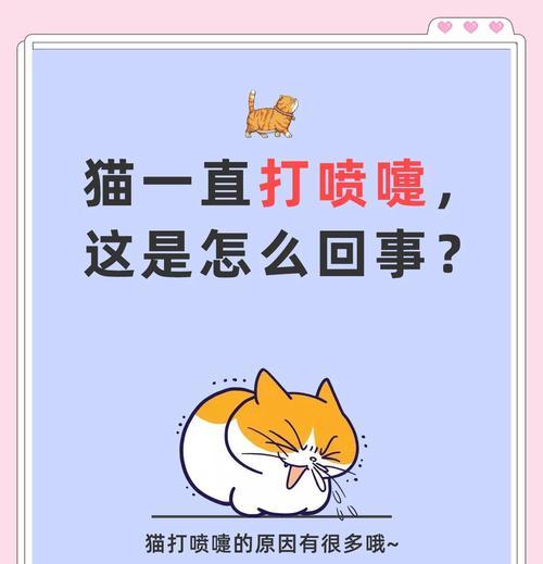 猫咪一直打喷嚏怎么办啊？可能的原因和解决办法是什么？