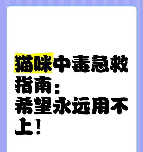 猫中毒后能存活多久？如何进行急救？
