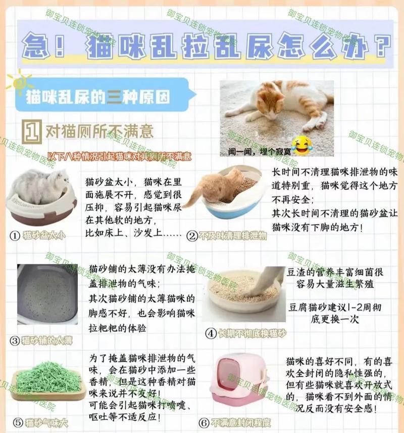 猫咪乱拉乱尿是什么原因？如何纠正？