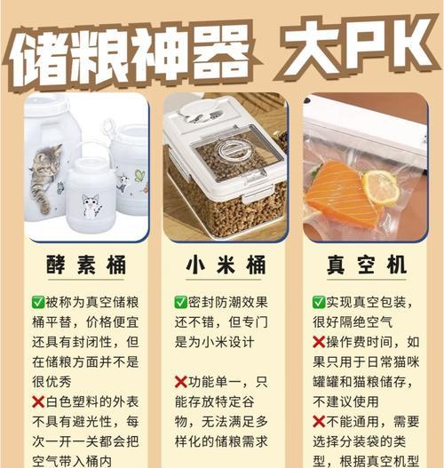 猫粮储粮桶塑料桶使用方法是什么？如何正确储存猫粮保持新鲜？