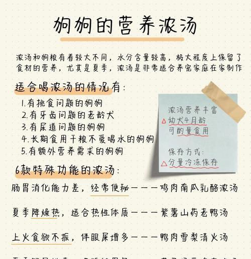 狗狗只喝汤不吃狗粮怎么办？分析可能的原因及解决方法？