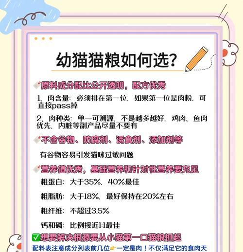 六个月以下的猫咪应吃什么猫粮？如何选择合适的幼猫猫粮？