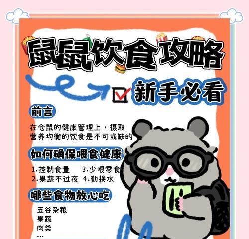 新买的仓鼠应该如何喂食？