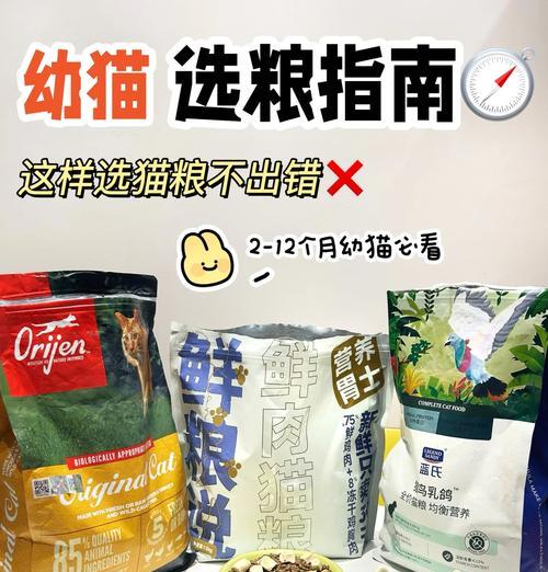 幼猫到家应该吃什么猫粮？如何选择合适的猫粮？