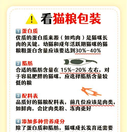 什么样的猫粮好？如何选择适合猫咪的猫粮？