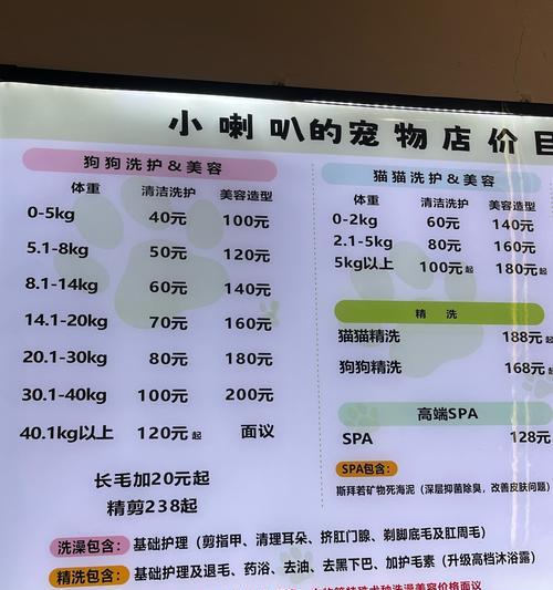 南京雪纳瑞洗澡的费用是多少？