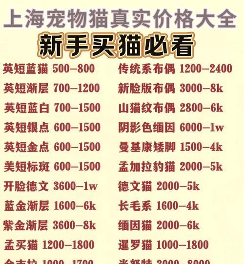 佛山宠物店购买猫咪的价格是多少？购买时应注意什么？