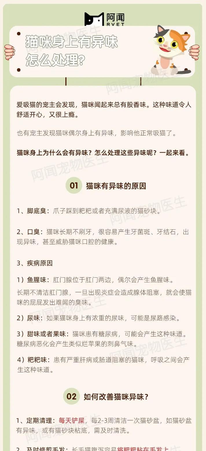 猫粮出现臭味的原因是什么？如何处理猫粮的异味问题？