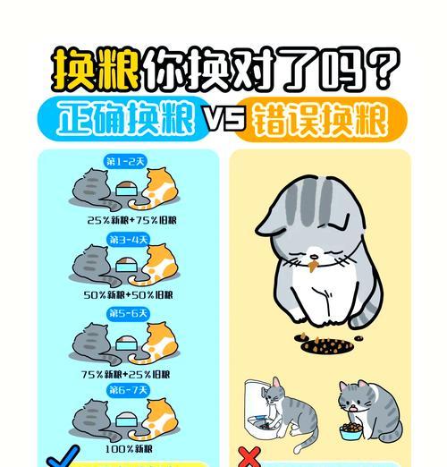 猫粮怎么换生肉的方法图解？步骤是怎样的？