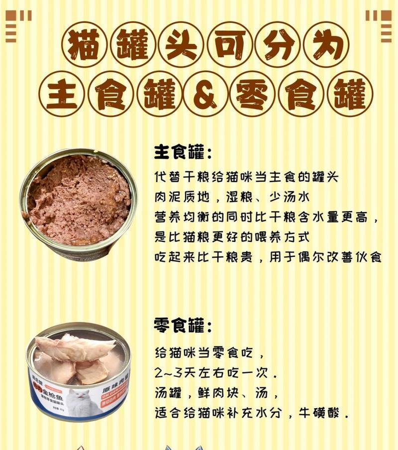 猫咪如何正确食用猫粮和罐头？