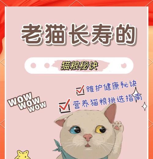 老猫应该使用哪种猫粮？有哪些适合老年猫的猫粮推荐？
