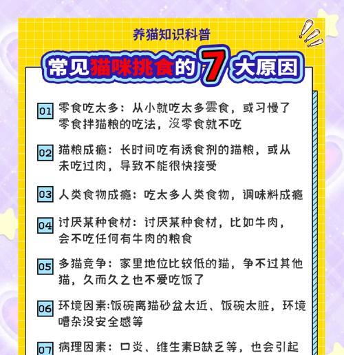 混粮会引起猫挑食吗？挑食的原因是什么？