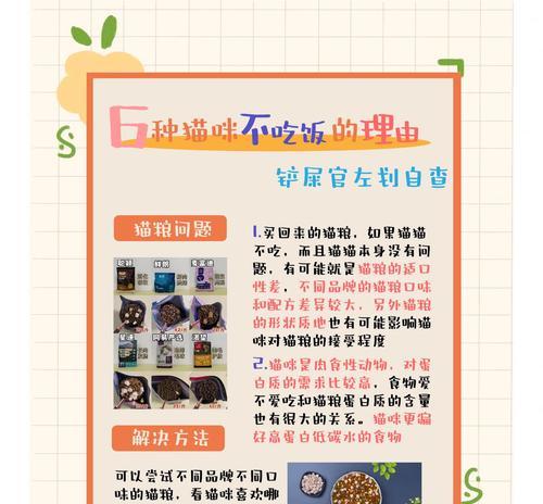 如果它不爱吃猫粮，我们应该怎么办？如何选择合适的猫粮？