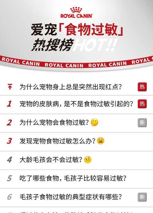 哪些猫粮成分可能导致猫咪过敏？