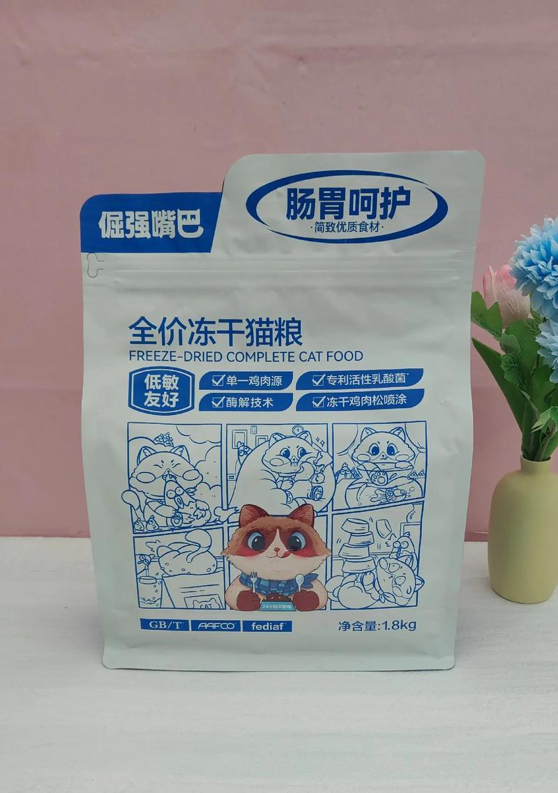 粉包装袋有旋口的猫粮是什么牌子？这种包装有何特别之处？