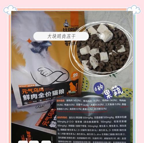 乌鸡、乳鸽和鸡肉猫粮有何不同？如何选择适合的猫粮？