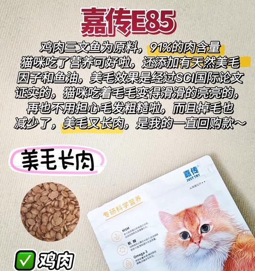 猫粮如何帮助减少猫咪掉毛？