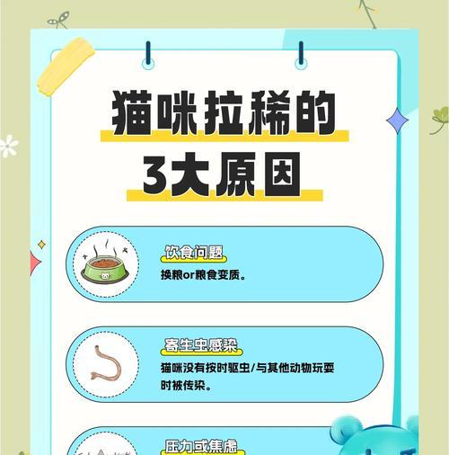 猫拉肚子全是猫粮是何原因？需要采取什么措施？